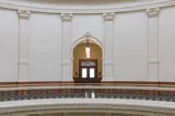 A view of the second-floor balcony inside the Texas Capitol dome